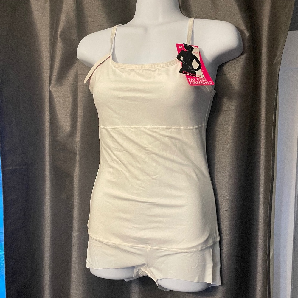 Flexees Fat Free Dressing Romper with Boyshort #2677 NWT